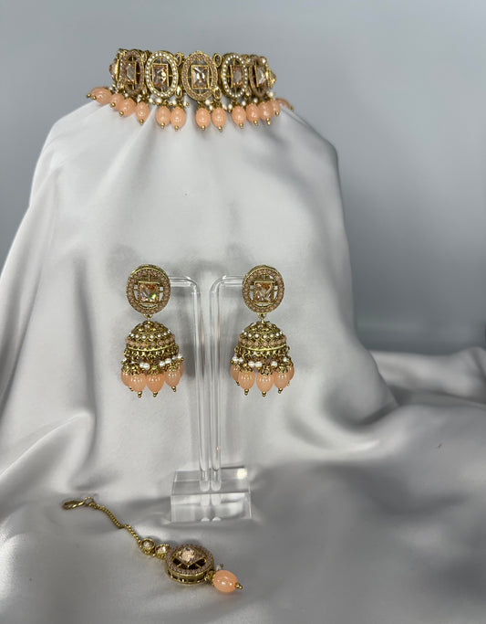 Faux Choker Set | Faux Kundan Set | Varalondon