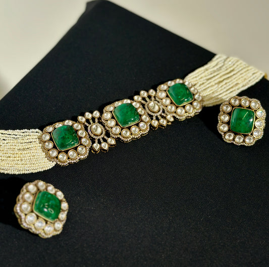 Vritha Choker Set | Kundan Choker Set | Varalondon