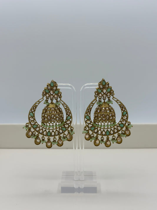 Neerja Earrings Jhumka | Faux Earrings Jhumka | Varalondon