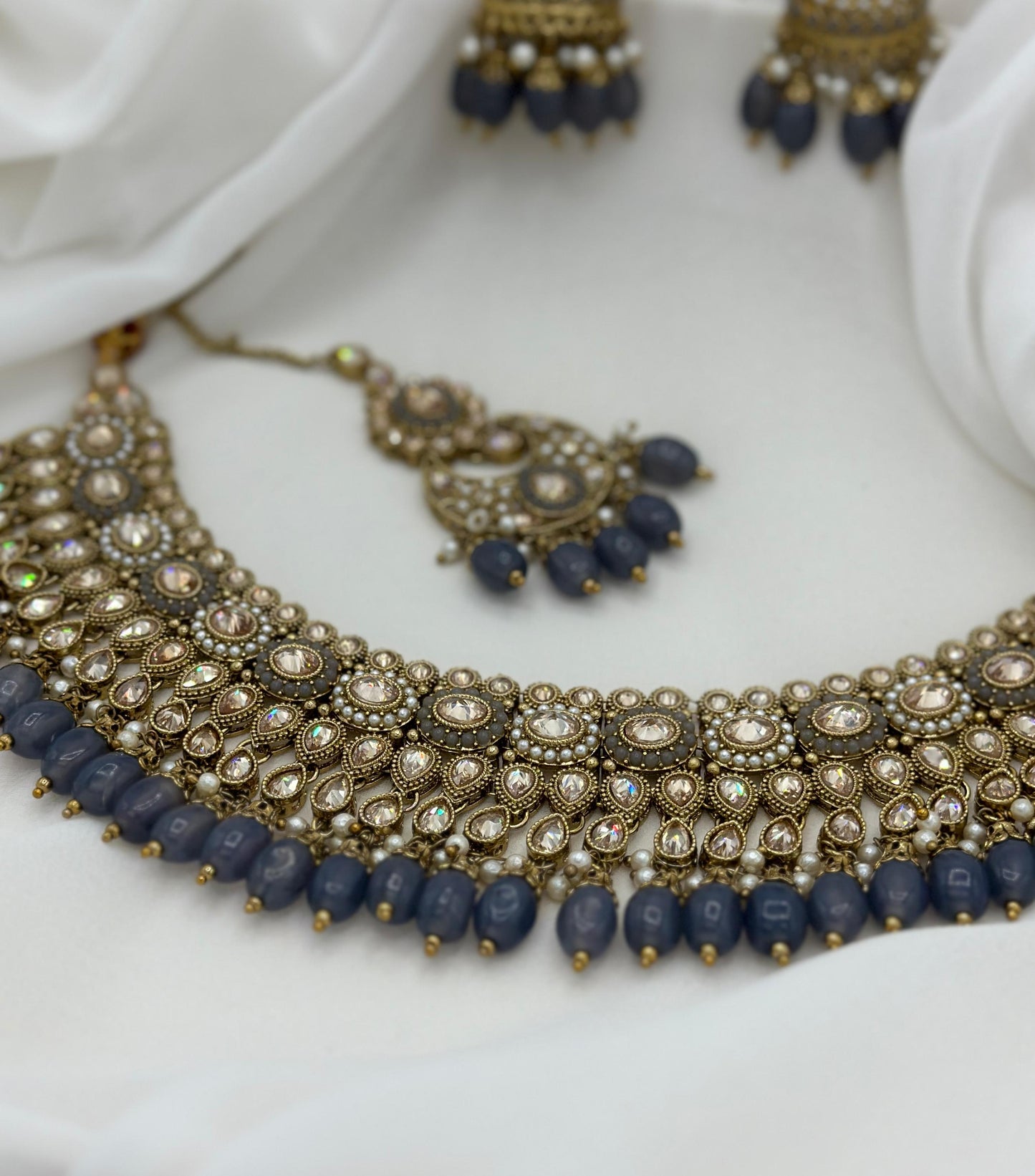 Sahithiyaa Necklace Set | Bridal Necklace Set | Varalondon